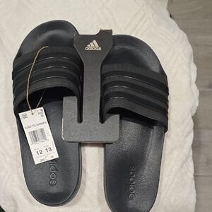 Adidas Black Adilette Shower Slides